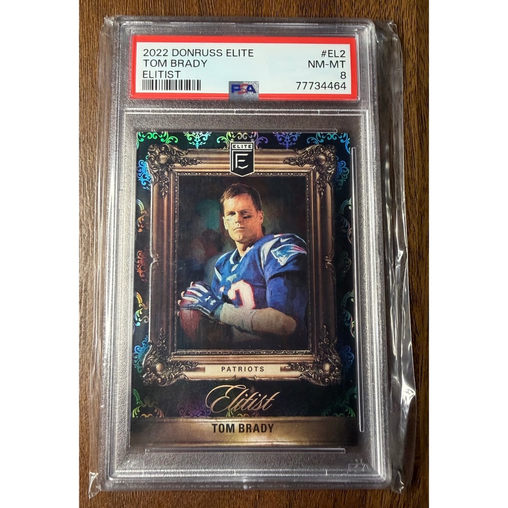 2022 Donruss Elite Tom Brady Elitist #EL2 PSA 8 NM-MT New England Patriots